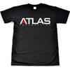 Atlas Corp Schwarzes T-Shirt Medium