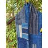 Used C29 Boro Stole Old Cloth Remake Indigo Dye Indigo Dye Patchwork Sewing Sashiko Boro Vintage