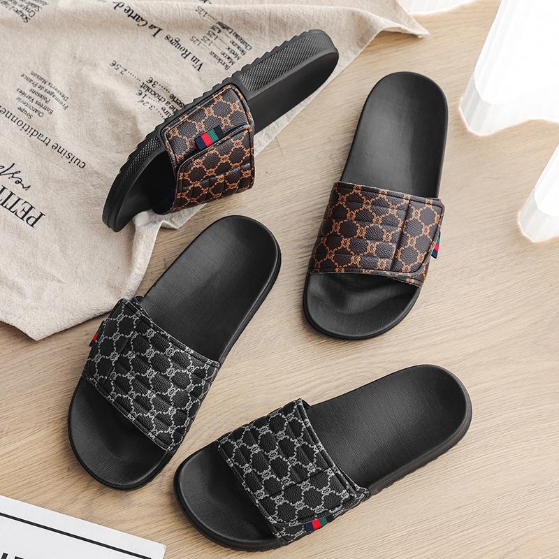 Men's Adjustable Trendy EVA Slippers: High-End, Indoor/Outdoor Summer Style with Magic Tape