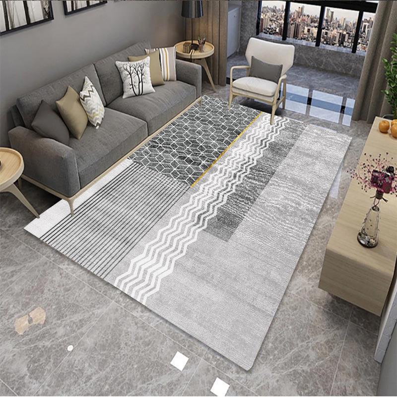 

Минималистичный звукоизоляционный ковер с бархатистой текстурой: Пятноустойчивый, водонепроницаемый для гостиной или спальни 200x350 cm