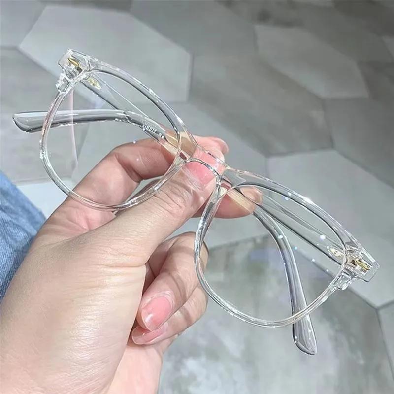 5 Pairs Retro Square Frame Anti Blue Light Glasses for Men Women Unisex