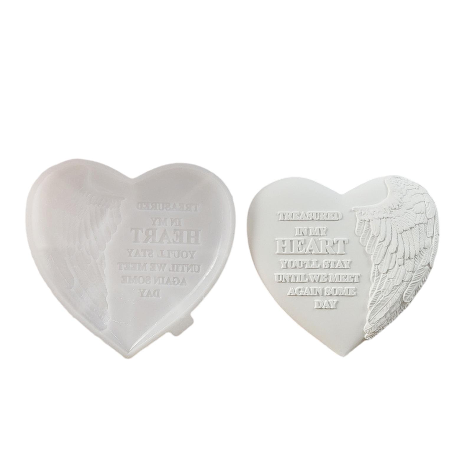 

Multipurpose Sturdy Silicone Heart Plaster Holder Mould Set Portable for Resin Plaster Craft Supplies Assorted Sizes 3
