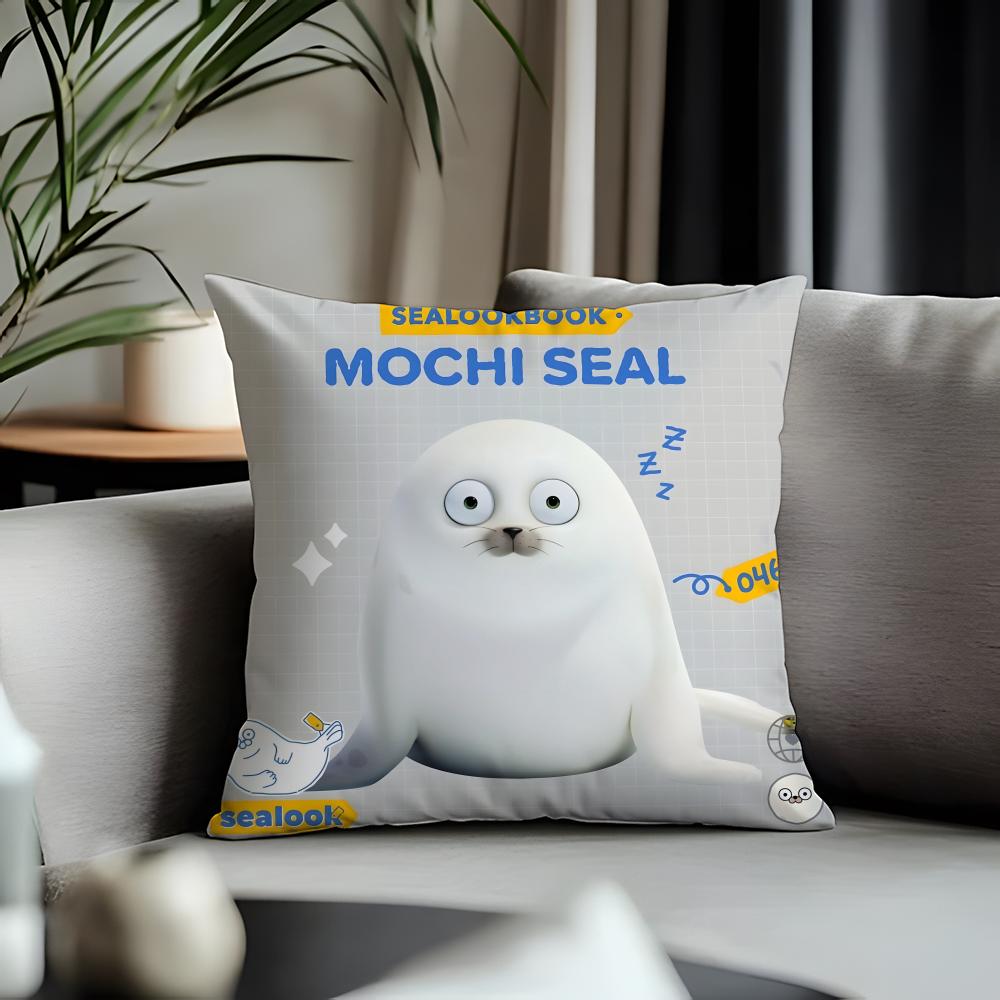 Trending Ssealooking Cushion Cover Antidustmite Pillowcase Invisible Zipper Silky Short Plush Sofa Cushion Cover