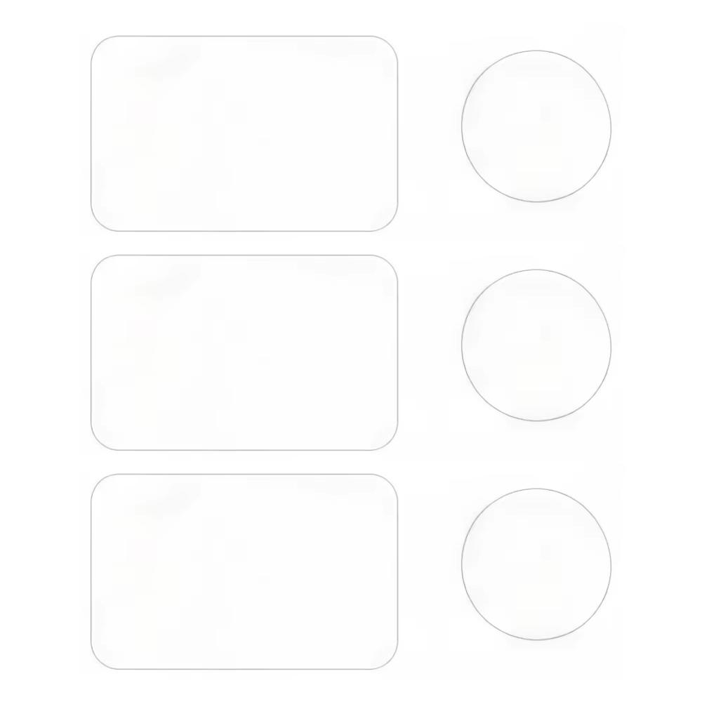 9H Tempered Glass Screen & Lens Protector for DJI Osmo Nano Action Camera, HD Anti-Scratch Explosion-Proof Film Protective Kit