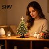 Christmas Tabletop Display Kit DIY Beaded Tree Kit, Faux Crystal Holiday Craft Set Crafting Project for Beginners Adults Beginners, Handmade