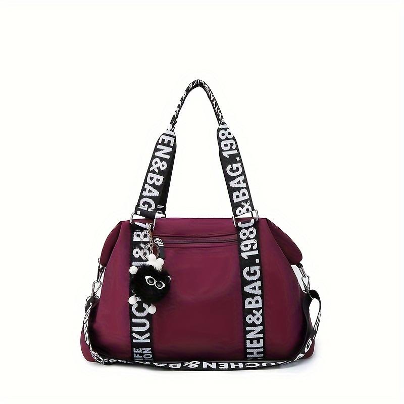 

Складна дорожня сумка Duffle Bag, Sports Fitness Gym Yoga Tote, Weekender Overnight Bag чемодан-органайзер фіолетовий