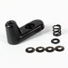 For 2003-2006 Jeep Wrangler Sun Visor Bracket Repair Kit 924-532 Black Aluminum