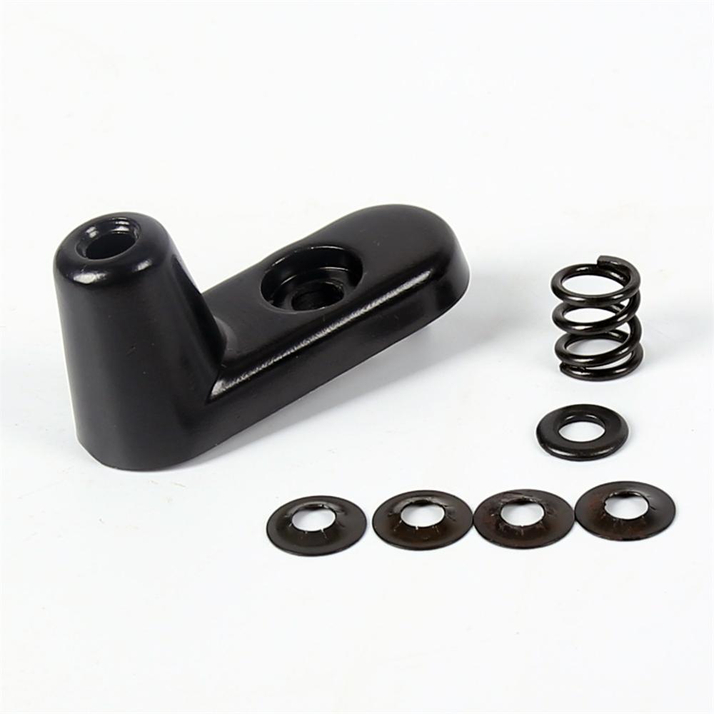 For 2003-2006 Jeep Wrangler Sun Visor Bracket Repair Kit 924-532 Black Aluminum