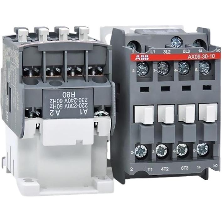 AX09-30-10 AX09-30-01 9A AC Contactor AX09-30-10 AX09-30-01 Coil Voltage AC220V AC110V AC24V AC380V (Color : AX09-30-01 AC220V)