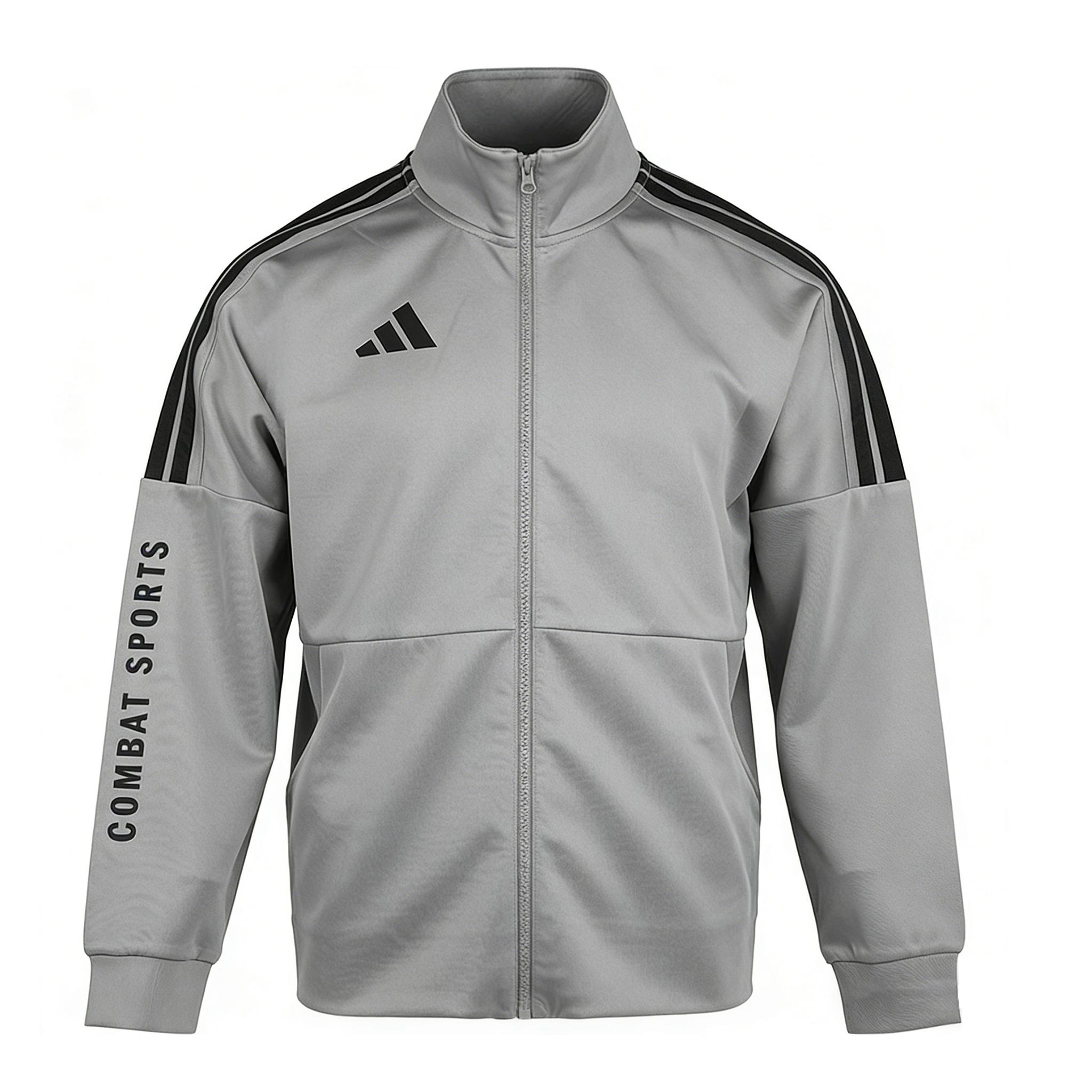 Adidas Классическая универсальная ретро куртка с тремя полосками Унисекс куртка Серая TR02NHJCS1-GYB S