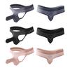 Pánská tanga Nízký elastický pas Ledová hedvábná tkanina Design sloního nosu Jednobarevné Kalhotky Prodyšné spodní prádlo
