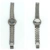 New battery Working SEIKO DOLCE quartz manufactured in Black 10 ATM water 3 replaced. condition. 8N41-6140 watch, 1991. dial, titanium, ladies' watch
