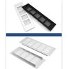 Aluminum Ventilation Grilles Airflows Vent Covers Strong Rustproof Double Side Airflows Grate 4pcs for Cabinets Wardrobes