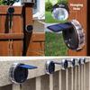 Led Solar Wall Lamp Petal Shaped 8 Modes 90 Degree Adjustable Outdoor Lighting Garden Decorative