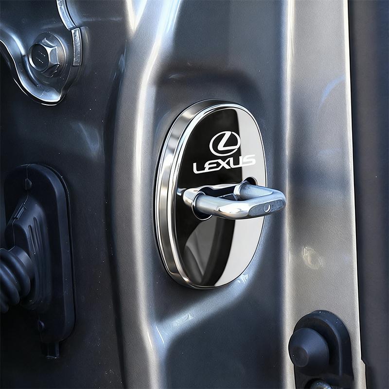 Zinc Alloy Car Door Lock Buckle Cover Protective Covers For Lexus F SPORT ES RX NX LS UX IS CT GS RC HS SC TX LBX LM LX GX LC RZ KN8