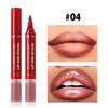 2-In-1 Watercolor Lip Gloss, Moisturizing, Mirror-Like Finish, Long-Lasting Color, Creates Natural Lip Tone, Suitable For Back To School, Beginners
