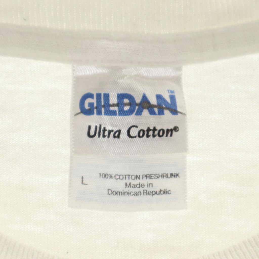 GILDAN 90s Old Short sleeve T-shirt L White Men's Used