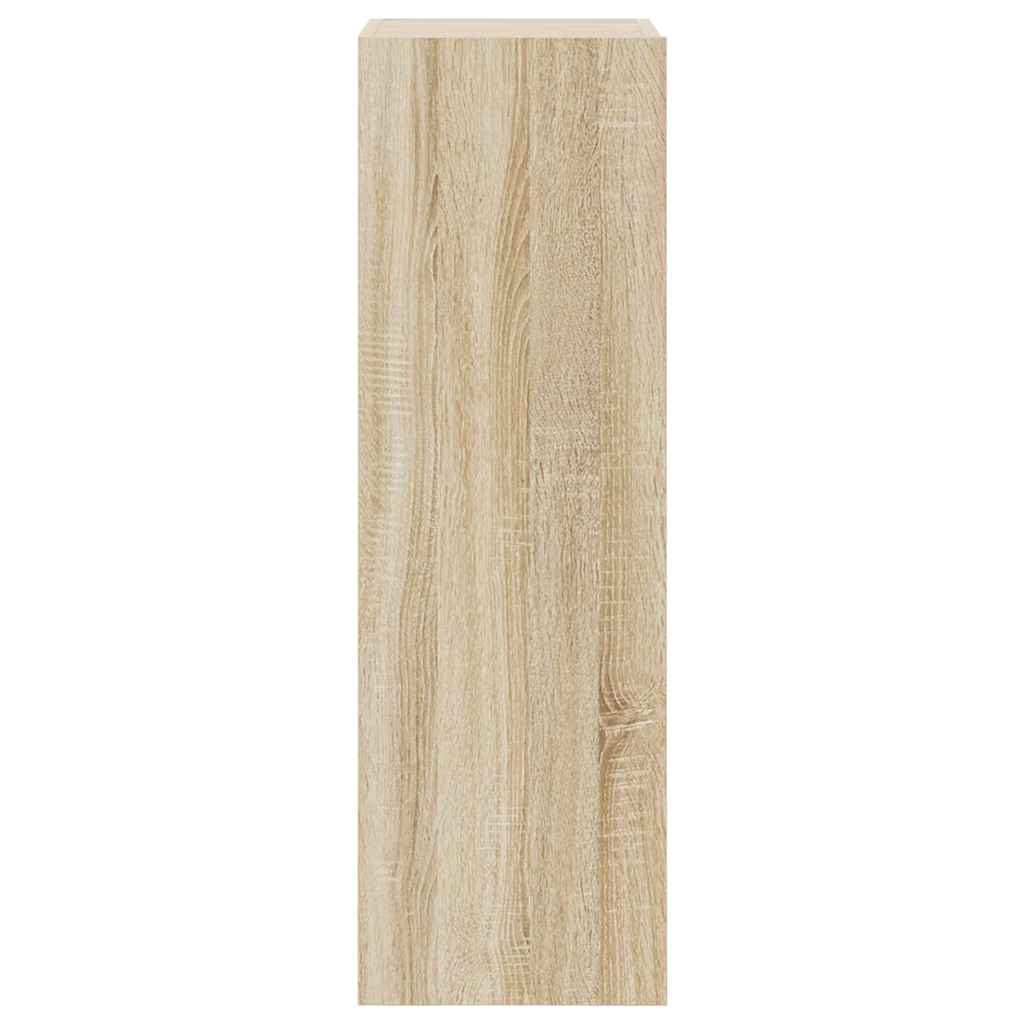 8 Piece TV Cabinet Set In Sonoma Oak Effect Particleboard