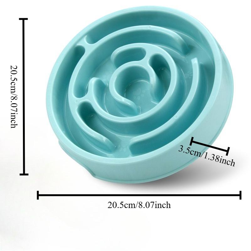 1Pcs Pet Cat and Dog Slow Food Tray Products Anti-choking Disc Licking Utensils Safety Material Energy Consumption