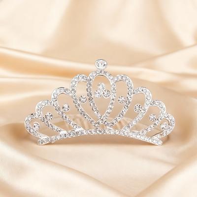 Crown Hair Comb Light Luxury and High End Crown Exquisite Banquet Headband Dancing Girl Hair Accessories