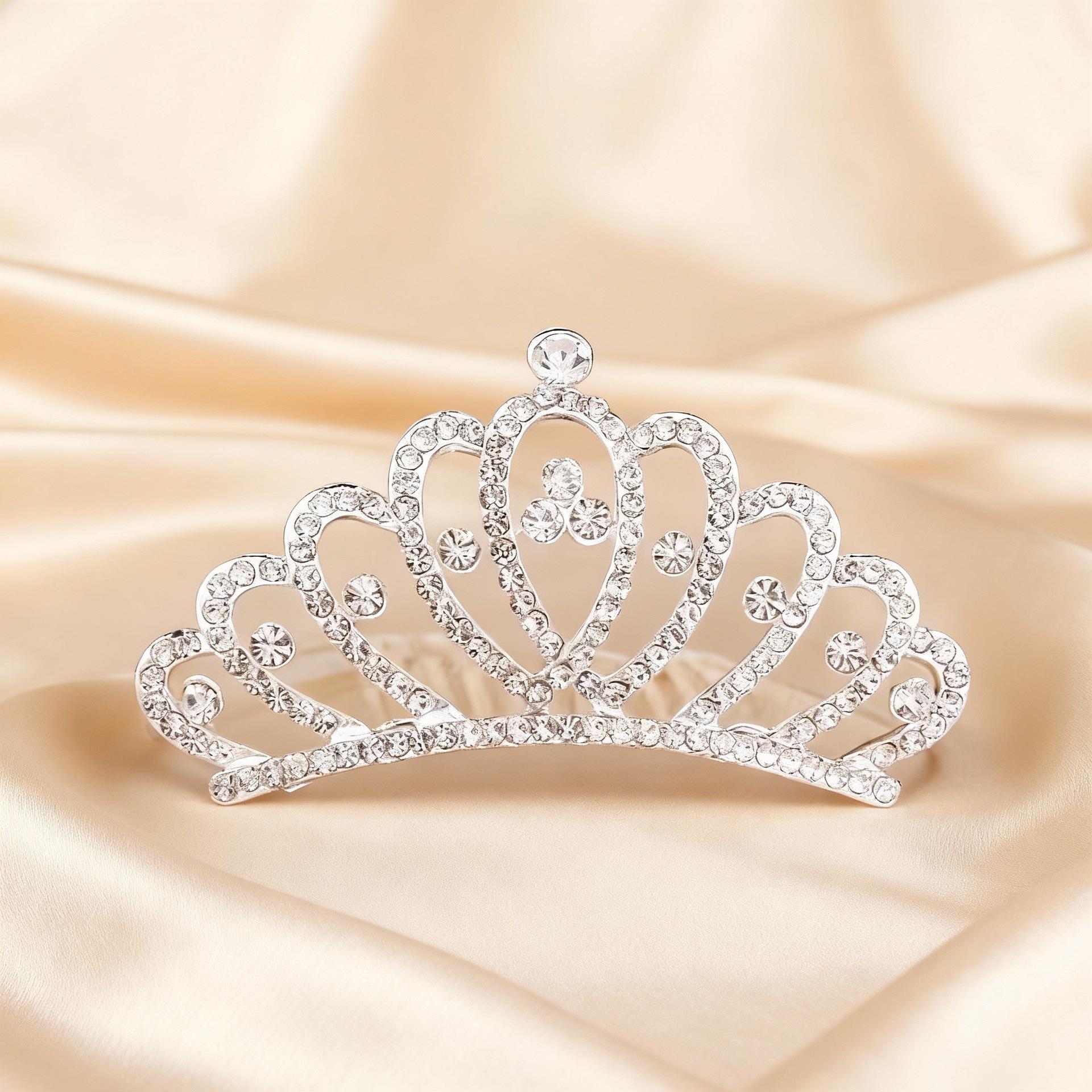 

Корона Гребень для волос Легкая роскошь и Высокий класс Корона Изысканный Банкет Ободок Танцующая девушка Аксессуары для волос