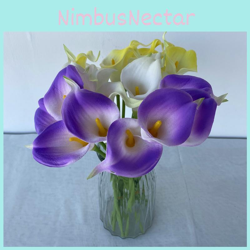 Soft Touch Pu Artificial Calla Lily For Home Styling Decoration Photography