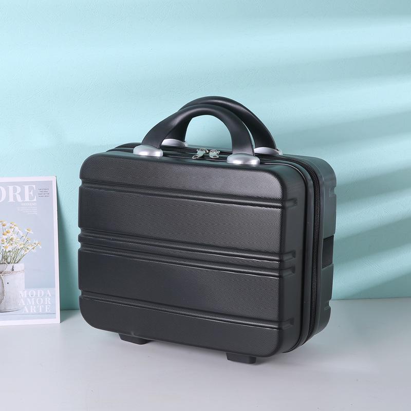 Customizable Logo 12-Inch Makeup Case & 14-Inch Carry-on Suitcase Set