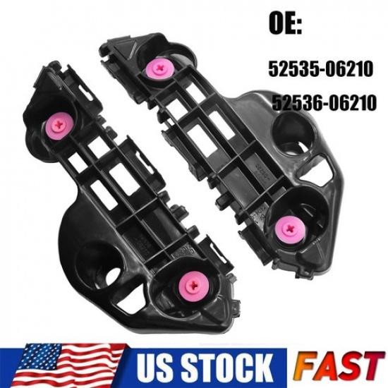 Front Bumper Brackets Retainer Side Support For 2018- Toyota Camry 2Pcs