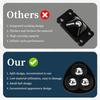 4PCS Non Punching Adhesive Furniture Ball Universal Pulley Household Mobile Base Accessories Trash Can Bottom Small Wheel