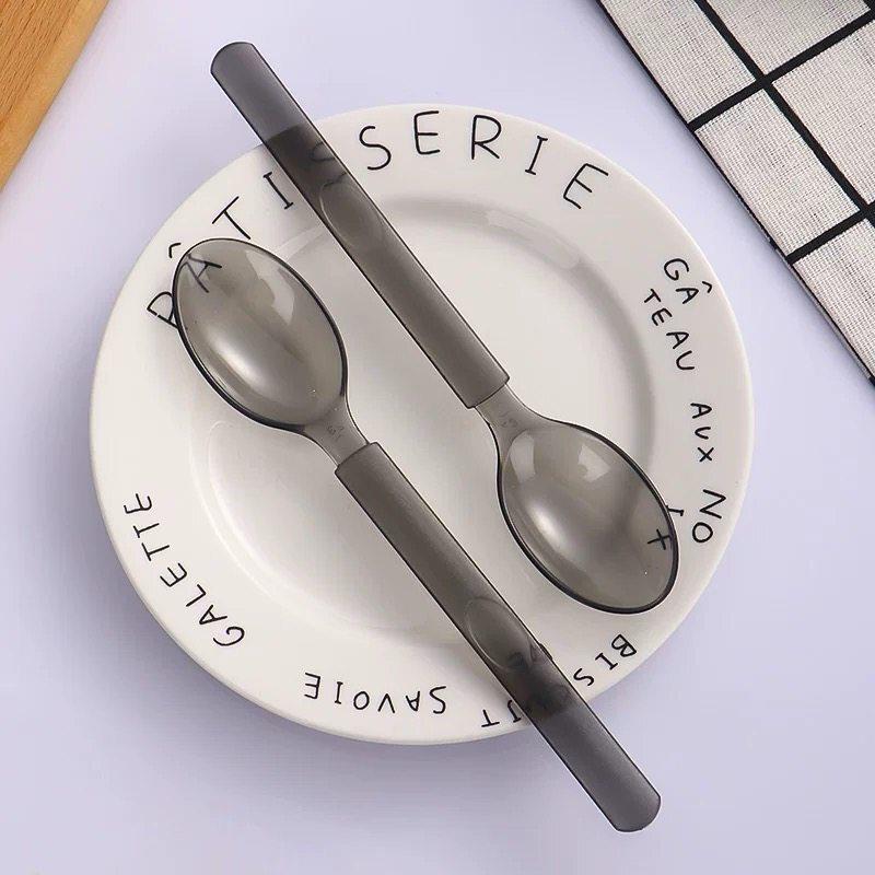 ZISIZ Individually Wrapped Plastic Dessert Spoons