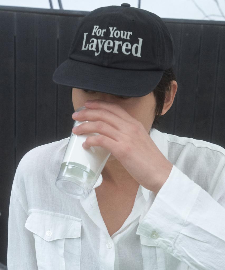 Wednesday Oasis For Your Layered Day Ball Cap_Charcoal(W25-Acc05)
