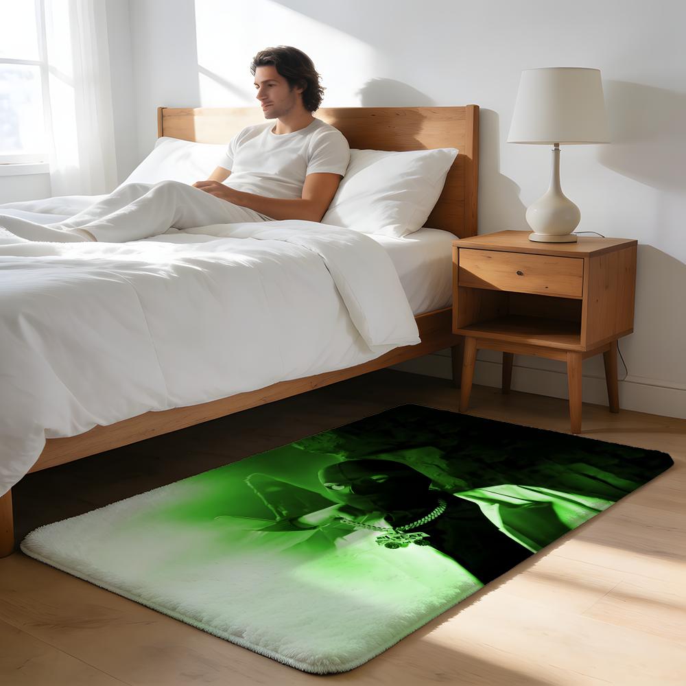 Floor Mat Soft Flannel Rug Non Slip Absorbent Mat for Bathroom Bedroom Home Decor Singer Y Yeat Lyfestyle