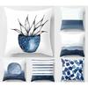 Navy Blue Geometric Pillow case40×40,45×45,50×50,60×60,Sofa/car Cushion cover,Bedding Pillow Case Cover.