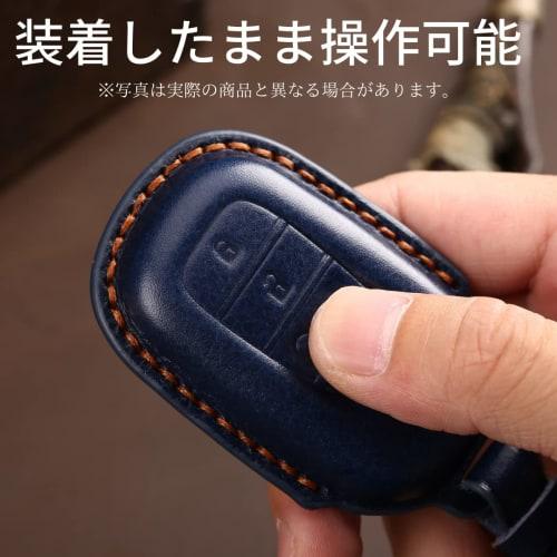 [smasol] New X-Trail T33 Series Key Cover Genuine Leather Nissan Sakura Smart Key Case Nissan Ariya Kicks e-power 2024 Latest Key Case (3D Luxury Genu