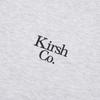 KIRSH Uni Wording Logo Long Sleeve [Melange Gray]
