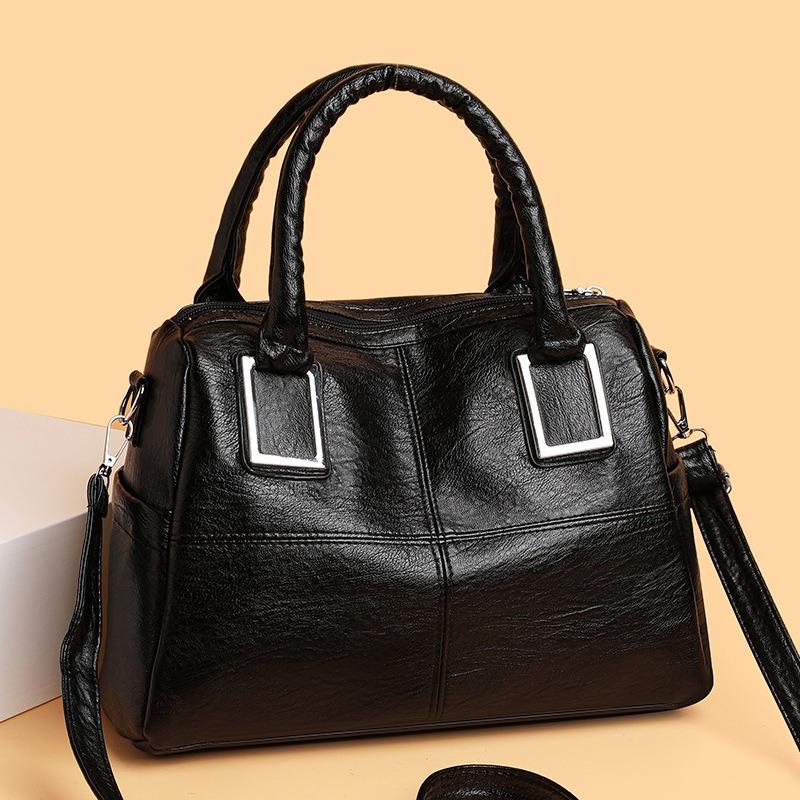 Handbag New women's bag Large capacity women's shoulder fashion soft leather tote bag Going messenger bag