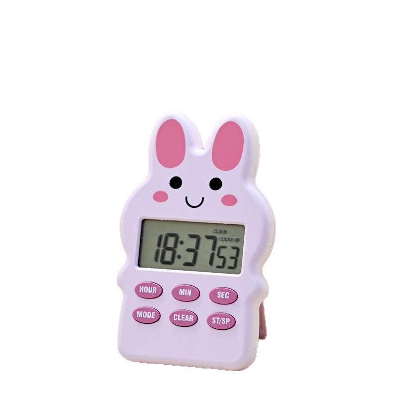 Cartoon Electronic Timer  Learning Positive Countdown Cooking Magnetic Timer Small Alarm Clock