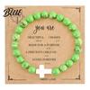 Comfortable Bracelet Women Elastic Rope Natural Stone Beads