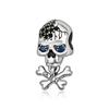 Copper Metal Halloween Series Imp Bat Pendant Bead Component Pumpkin Skull Bead Components Designed For Authentic Original Bracelet High Quality Fine