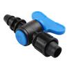 3pcs 16mm Ball Valve Pipe Connectors Nut Lock Connector for Drip Hose Irrigation System Ensures Consistent Flow