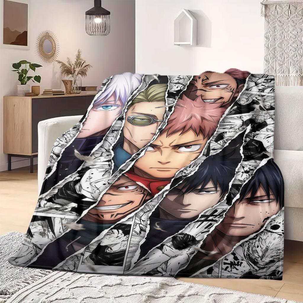 Nobara Kugisaki Hammer Flanell Decke Warm, Gemütlich, Geeignet für Schlafzimmer, Sofas, Betten, Stühle, Picknicks, Reisen
