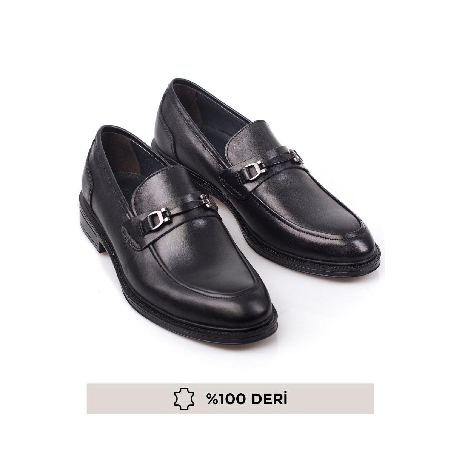 

Чоловіче класичне взуття з натуральної шкіри, першокласна якість, всередині та зовні 40 чорний