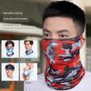 Outdoor Sun Protection Ice Silk Scarf for Men, Summer Neck Protection, Face Covering, Thin Breathable Cycling Bicycle Face Scarf