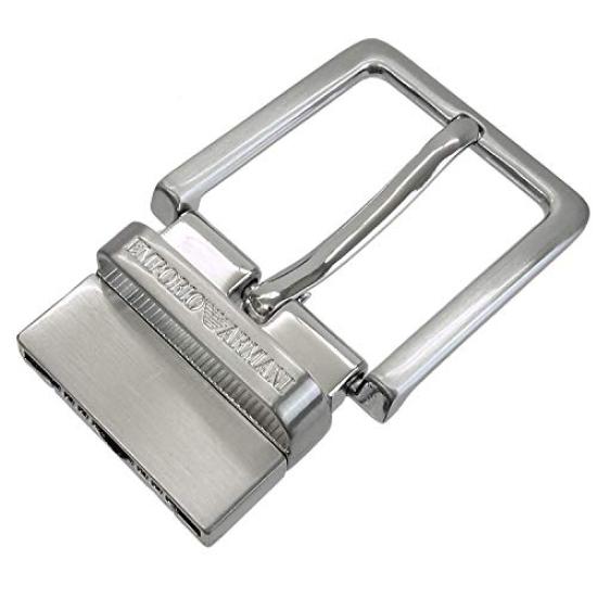 Emporio Armani Belt Set with Reversible Rotating (2-Piece Set) Buckles, Y4S225-YMB4E [Used]