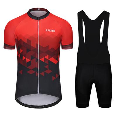 Pro Bicycle Team Short Sleeve Maillot Ciclismo Men's Cycling Jersey Sets Summer Breathable Cycling Clothing Suit