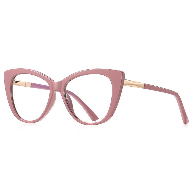 New Cat's Eye Glasses Frame Female Anti Blue Light Reading Glasses Finished Presbyopia Eyeglasses  Prescription Glass