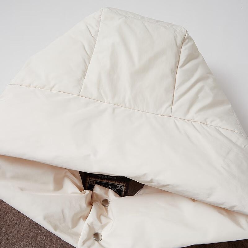 Teenie Weenie Women's Detachable Hood Wool Blend Coat