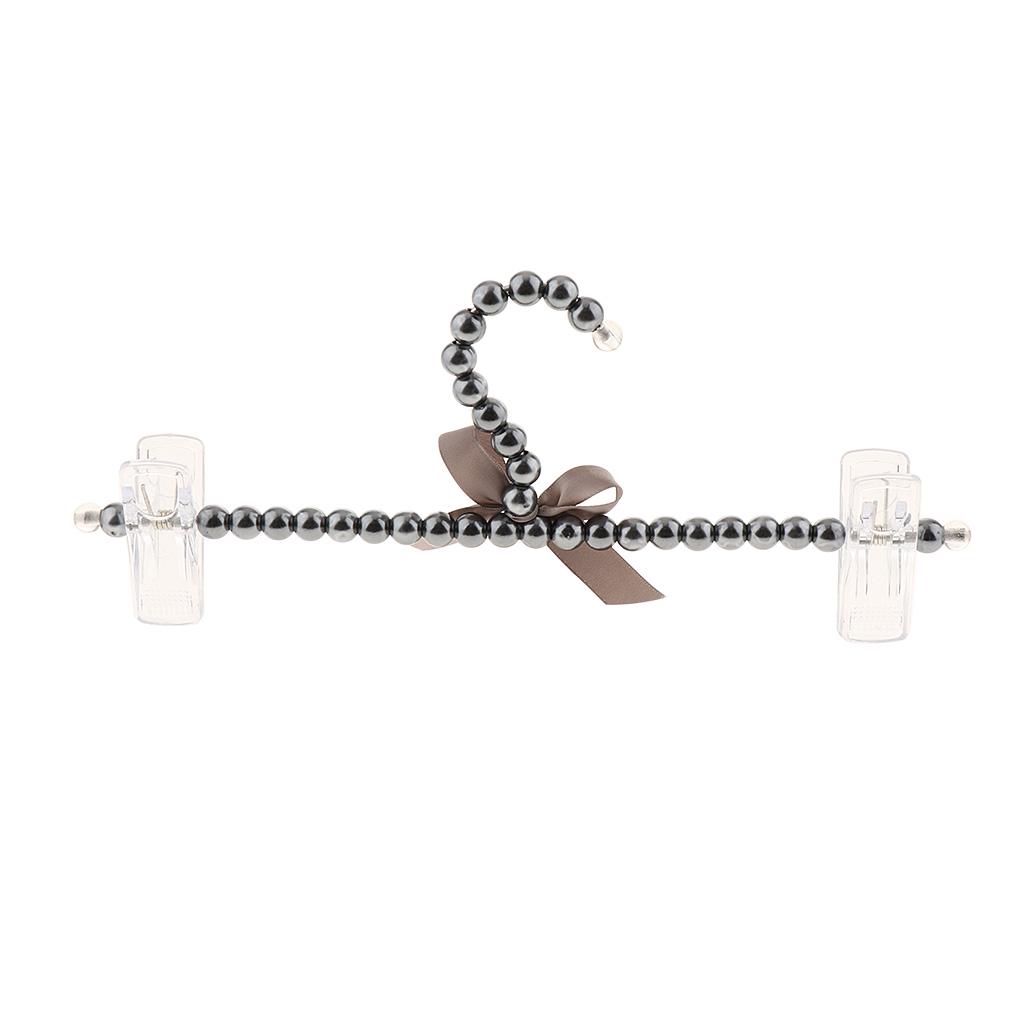 Plastic Pearl Decorative Hanger Clothing Accessory for Children Skirts Dresses and Wardrobe Organization