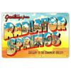 Radiator Springs Twine - Metal Wall Decor Metal Tin Sign Plaque Art Inspirational- 8 X 12 Inches Metal Tin Sign
