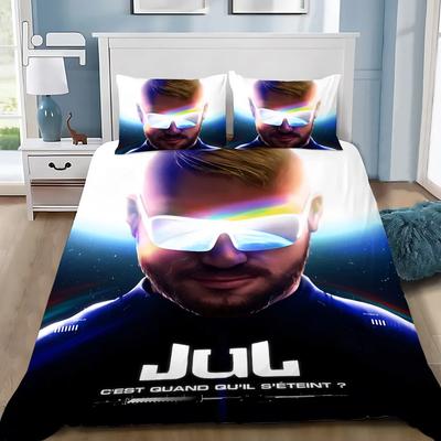 Bettbezug Rapper JuL C'est Pas Kissenbezug Bettwäsche Des Lol Set Erwachsener Junge/Mädchen Schlafzimmer Dekoration Einzelbett Doppelbett Übergröße